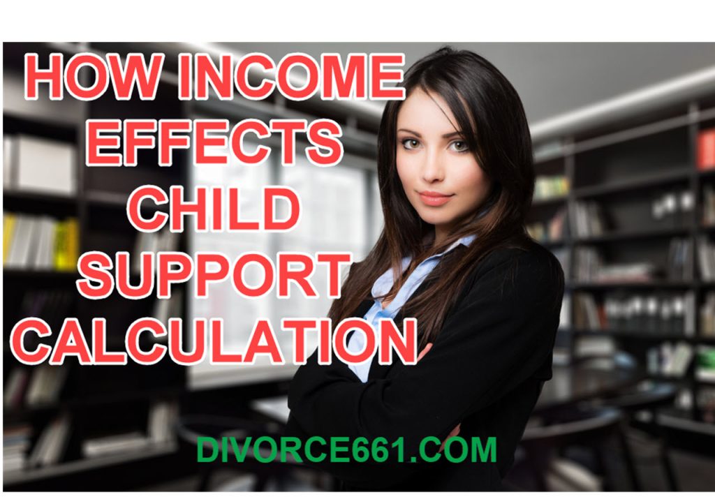 how income affects child support in California